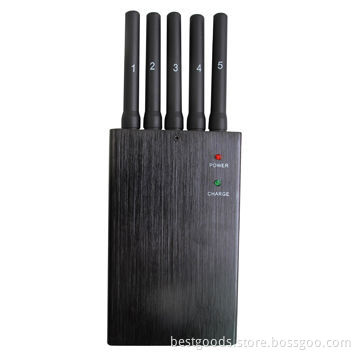 Cellphone GPS, Wi-Fi jammer, measures 108/187 x 70 x 33mm